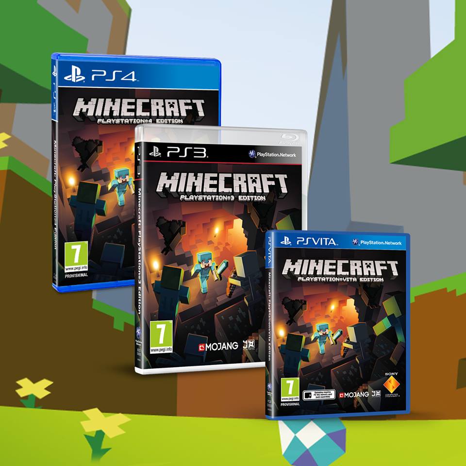 minecraft ps4 disc