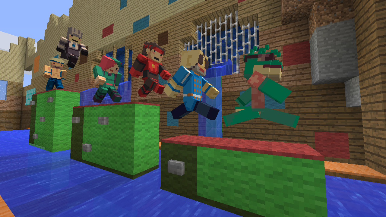 New Skin Pack Brings Super Time Force To Minecraft Boxmash