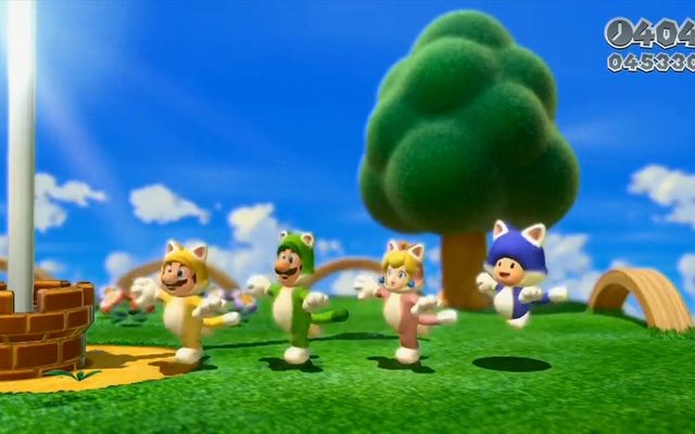 Super Mario 3D World trailer is cat obsessed