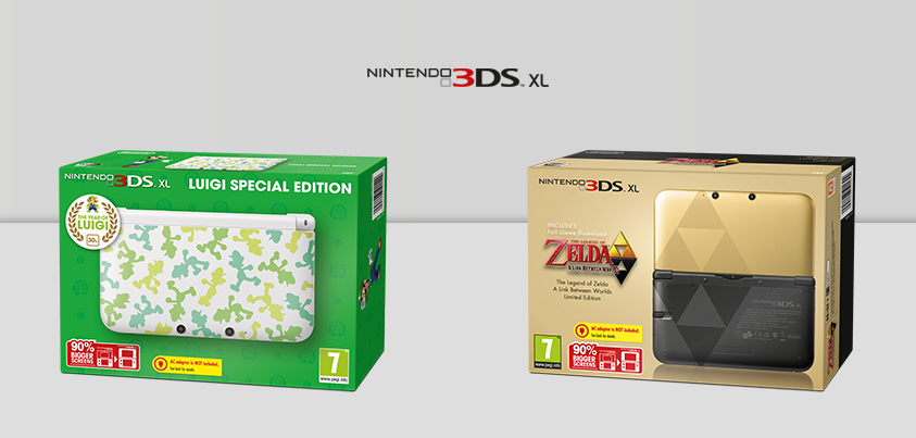 New Zelda and Luigi special 3DS models coming soon