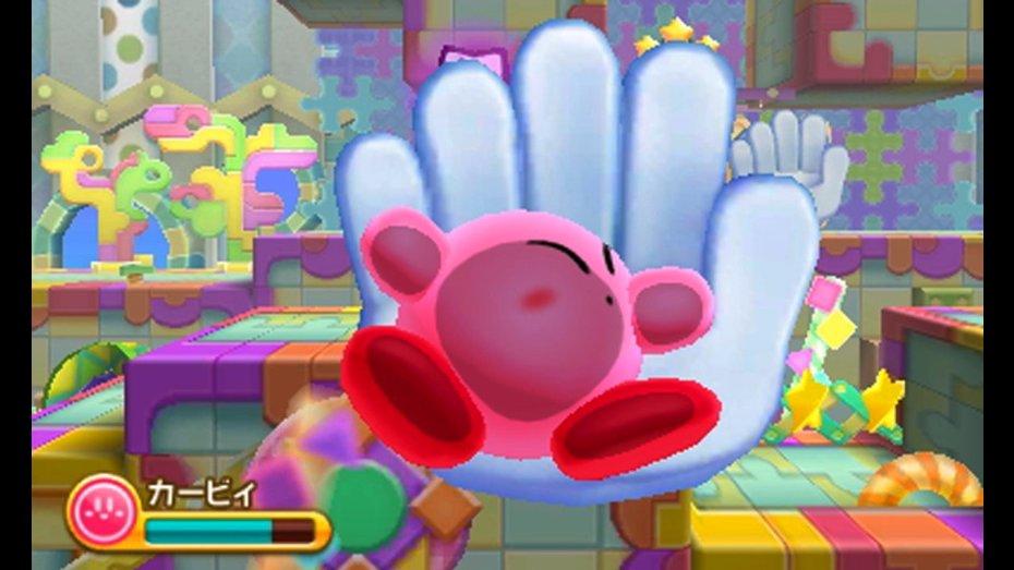 Kirby 3DS screens bounce into town