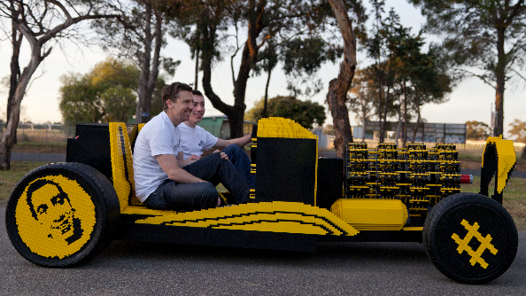 Amazing car made out of LEGO really works