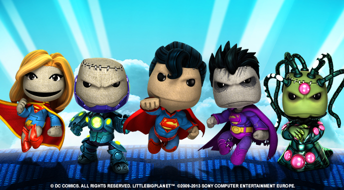 LittleBigPlanet invaded by DC Super Heroes!