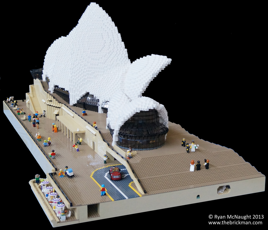 Lego sydney sales opera house dimensions
