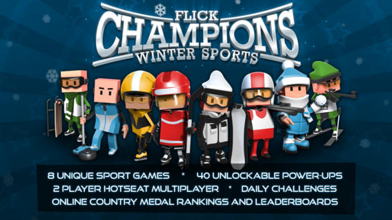 iOS App of the Day: Flick Champions Winter Sports