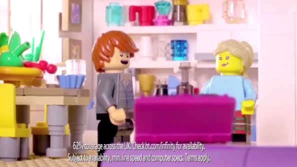 An entire advert break made from LEGO