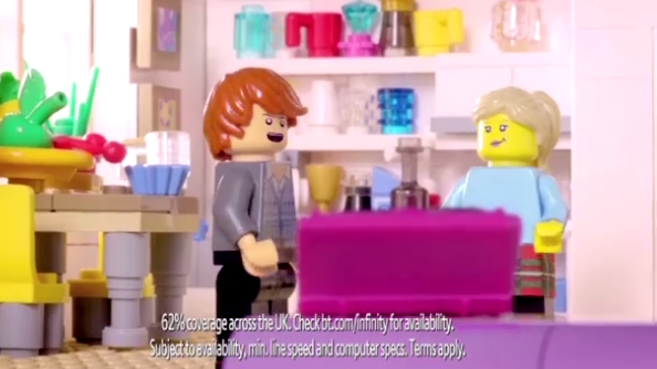 An entire advert break made from LEGO