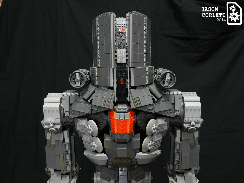 Pacific Rim Jaeger built from Lego