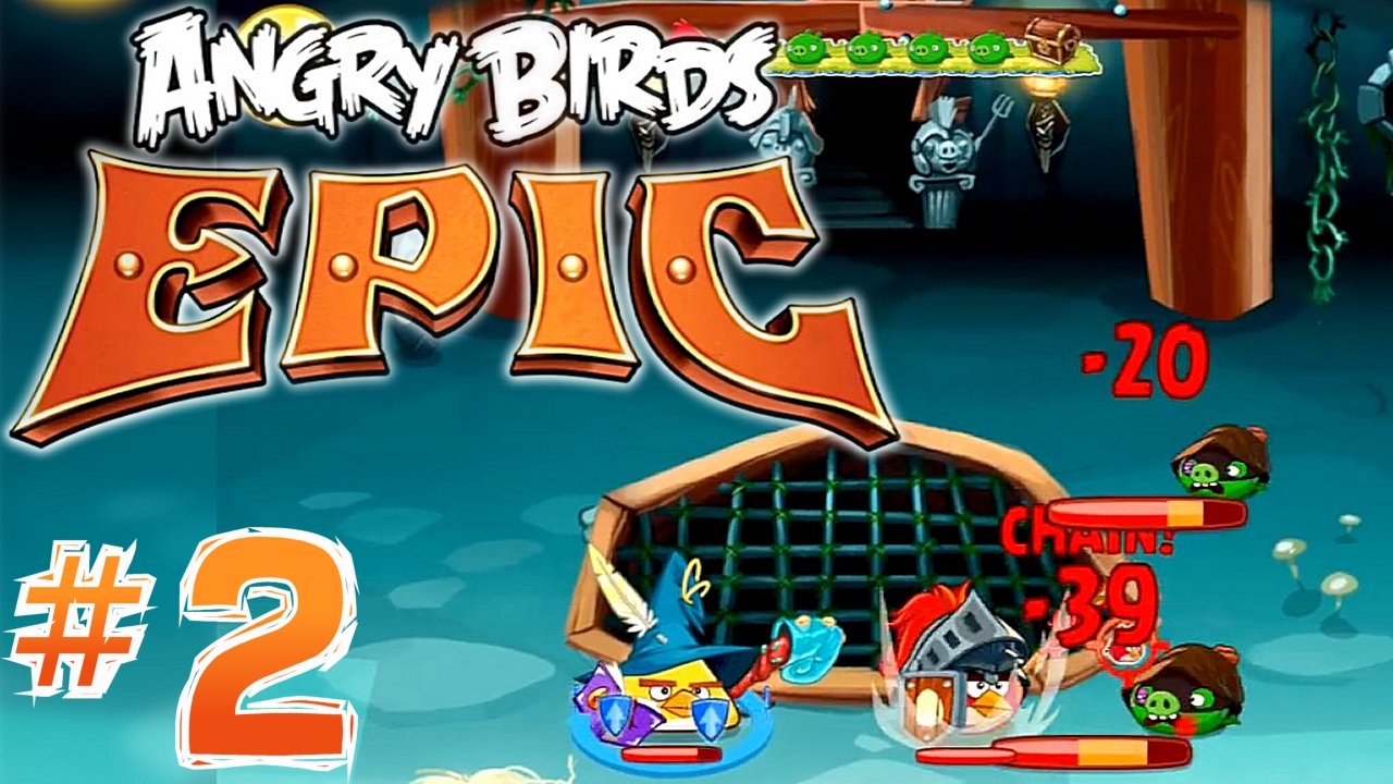 Angry Birds Epic: Boss Battle, Crafting Weapons, Magic Items