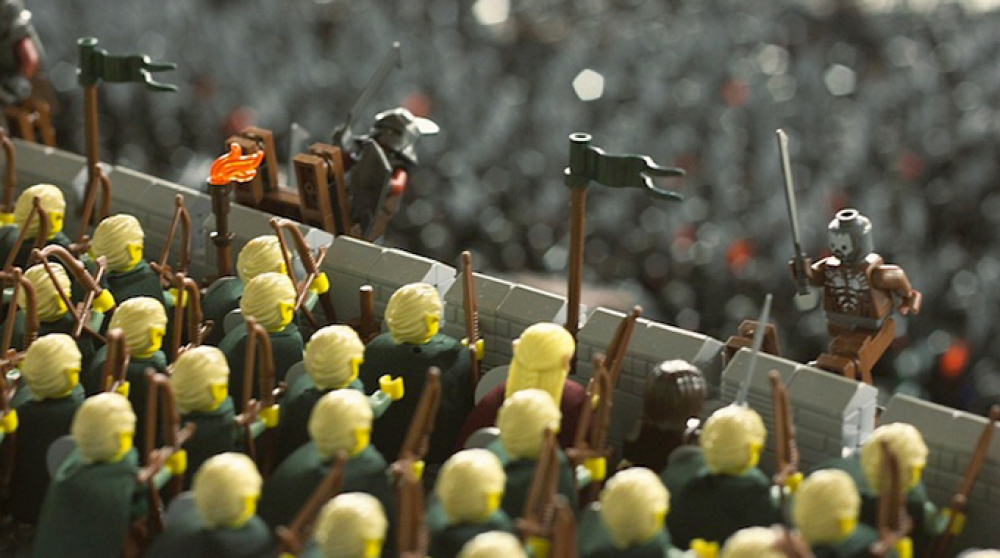 The siege of LEGO Helms Deep