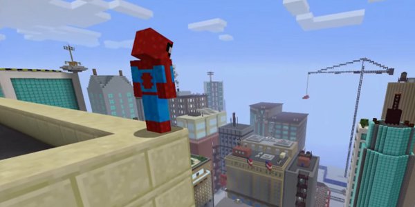 Spider-Man swings into Minecraft Xbox 360