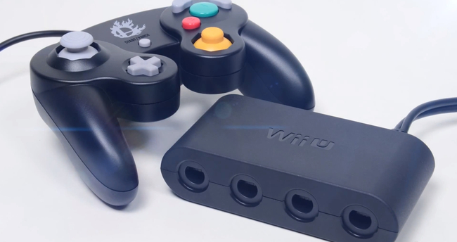 Wii U GameCube controller adapter for Super Smash Bros.