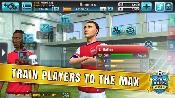 iOS App of the Day: Football Kicks Title Race