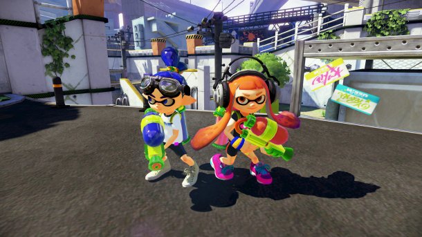 Splatoon gets sticky with ink guns