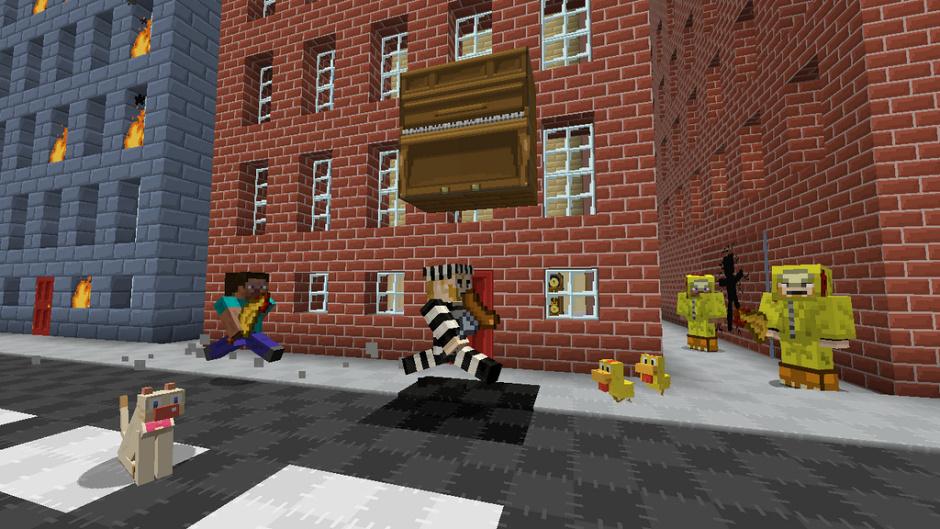 Minecraft gets a cartoon look in new skin pack