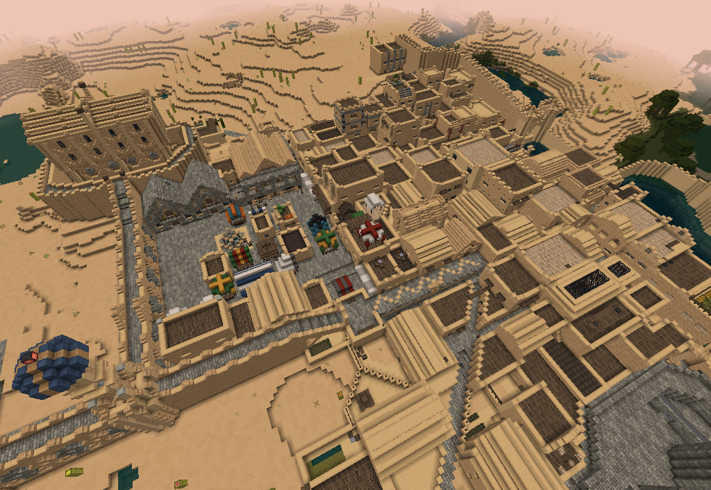 Whiteark is a huge desert city in Minecraft