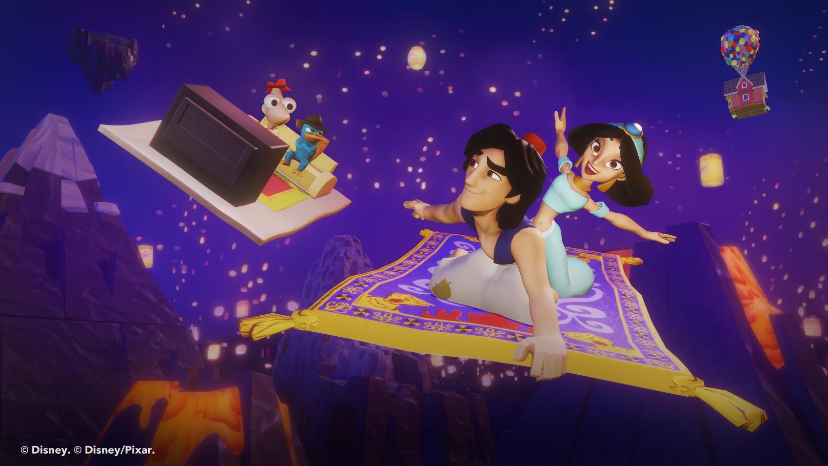 Aladdin and Jasmine bring a whole new world to Disney Infinity