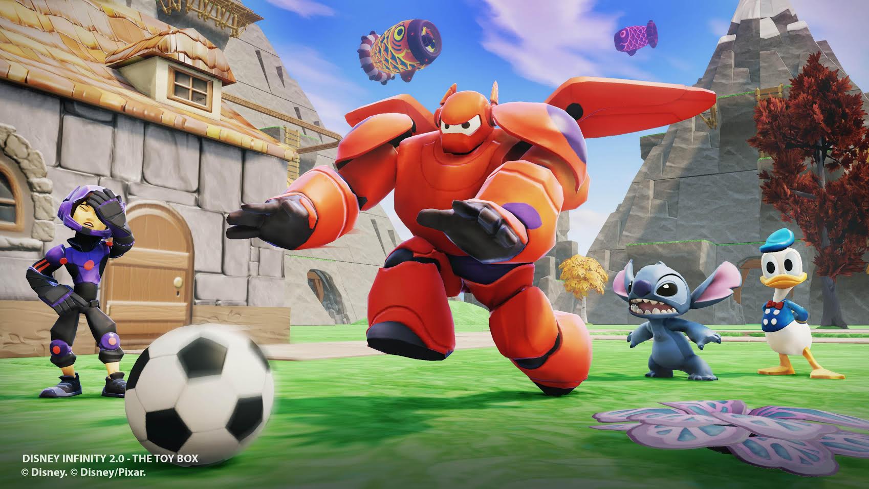 Baymax and Hiro dive into Disney Infinity 2.0