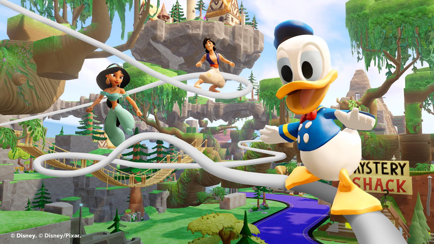 Hands on with Disney Infinity 2.0 Donald Duck, Stitch, and Tinkerbell