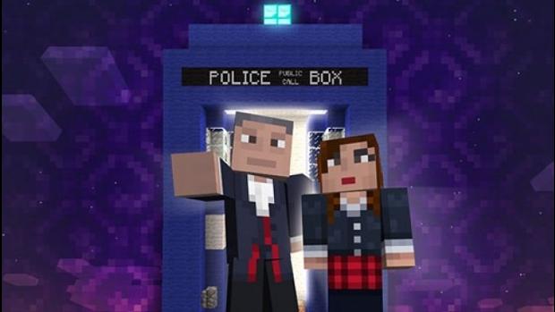 Doctor Who skins are warping into Minecraft