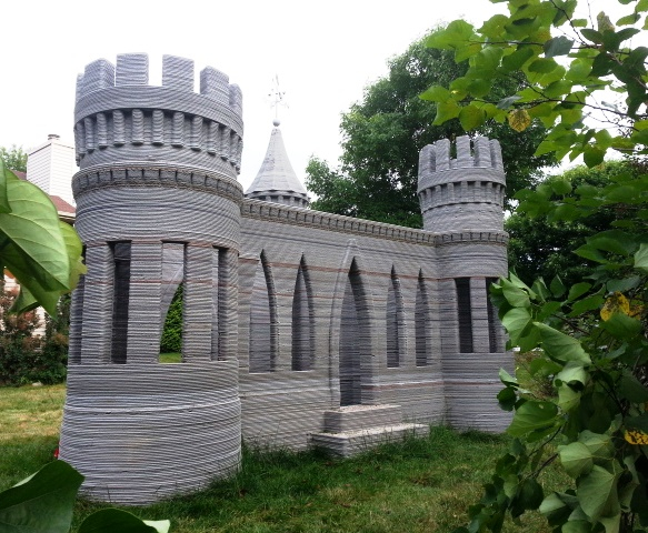 Check out this castle made by a 3D printer!