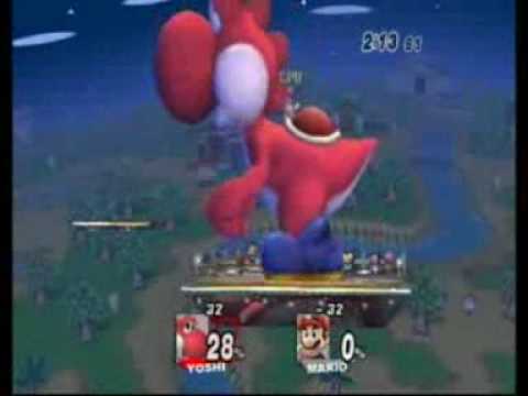 Funny glitch in Super Smash Bros. makes characters giant!