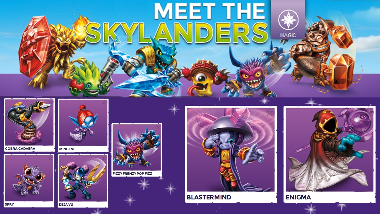 Up close with Skylanders Trap Team magic characters