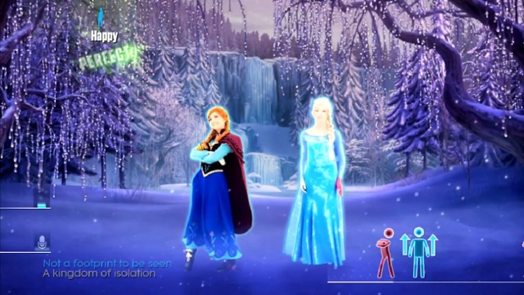 Just Dance 2015 grooves with Frozen’s Ana and Elsa