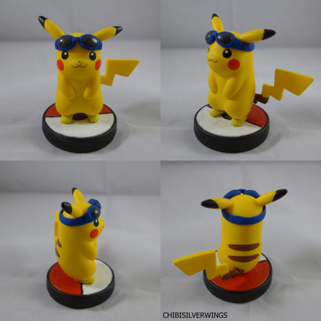 custom amiibo pikachu