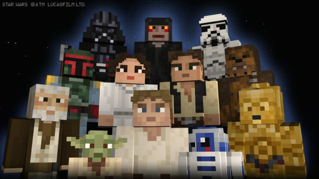 Star Wars Minecraft skins out now on Xbox One and Xbox 360