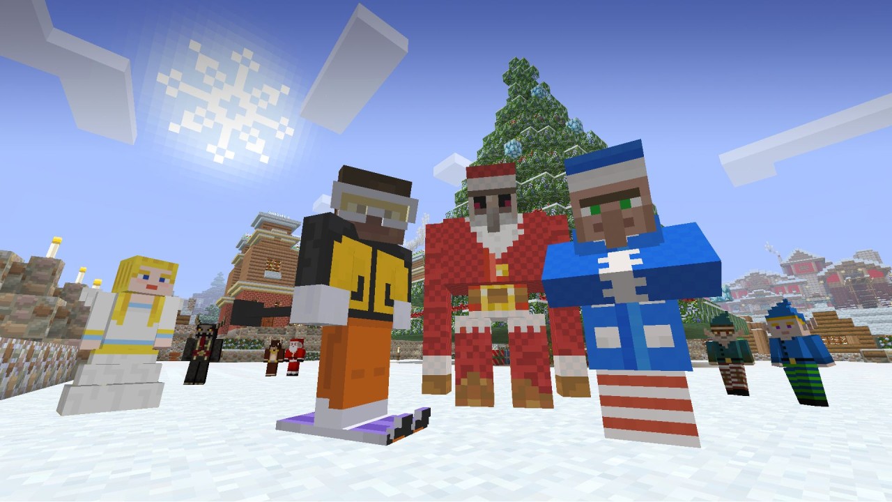 Festive Mash-Up now out for Minecraft on Xbox