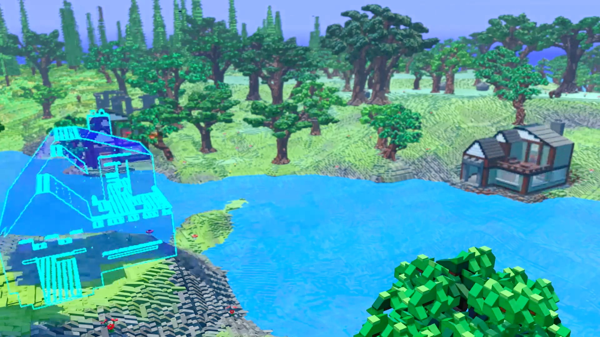 LEGO + Minecraft = LEGO Worlds