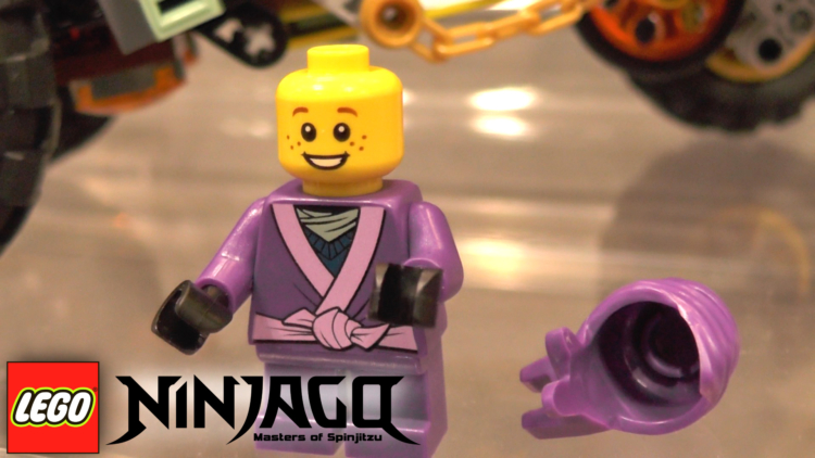 Ninjago’s Little Nelson purple mini-figure spotted at Toy Fair
